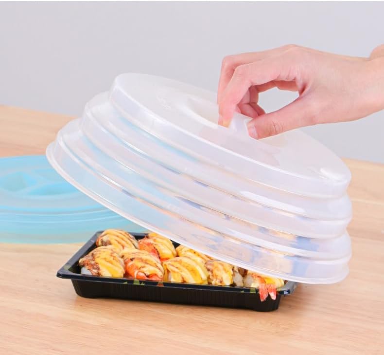 Microwave Cover for Food Microwave Splatter Cover - Silicone Microwave Plate Cover Dish Covers for Microwave Oven Cooking Anti-Splatter Guard Lid with Steam Vents BPA Free