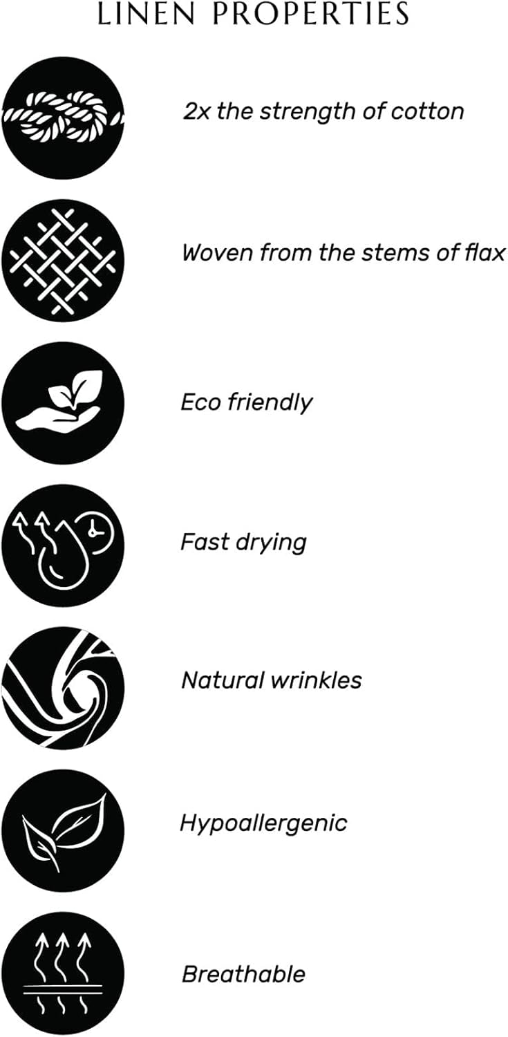 Solino Home 100% Pure Linen Apron for Women & Men - Black and White Stripe Full Midi Bib Apron, Adjustable Neck Strap with Center Pockets for Kitchen, Chef - Handcrafted from European Flax