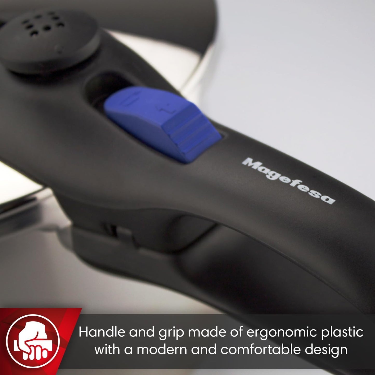 MAGEFESA Favorit 6.3 Qt Pressure Cooker – Easy-to-Use Fast Cooking Pot, 18/10 Stainless Steel, Induction Compatible, Even Heat Distribution, Works on All Stovetops