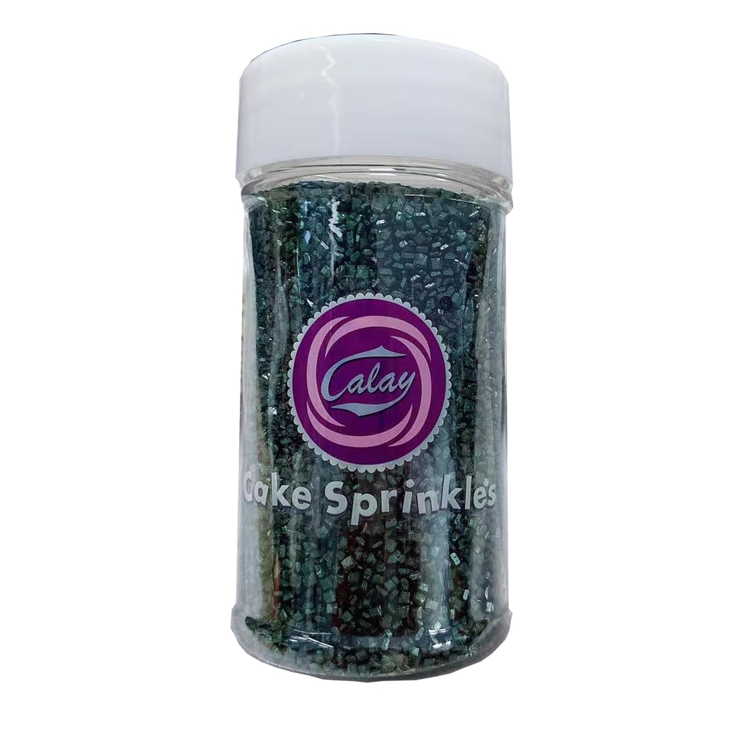 Sentovac Black Sanding Sugar for Baking Edible Sparkling Sugar Sprinkles Coarse Sugar Crystals for Baking Topping Cake Cookie Cupcake Topper Ice Cream Decoration Supplies 3.2 OZ