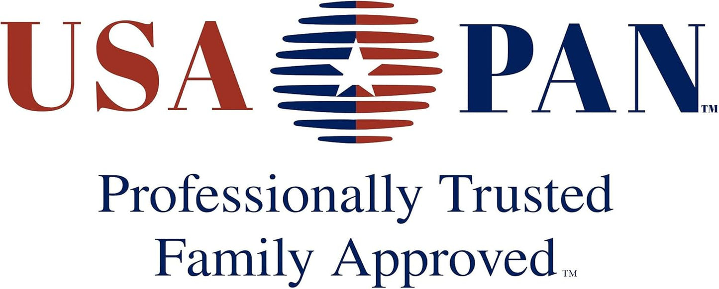 USA Pan Bakeware Nonstick Jelly Roll Baking Sheet Pan, Aluminized Steel (Pack of 6)