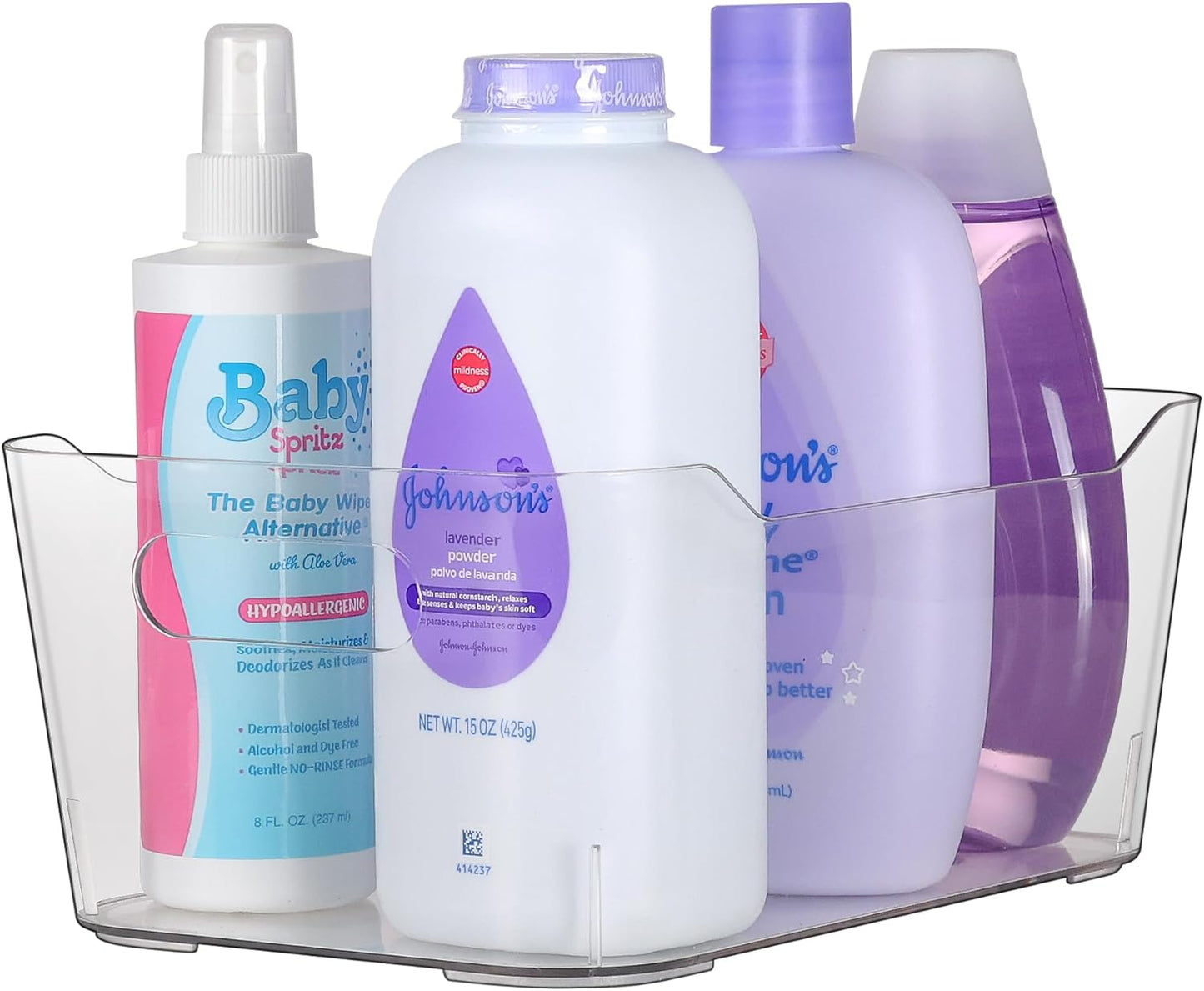 Clear Plastic Storage Bins, Pantry Organizers and Storage Containers, Large Fridge Organizer Bins, Home Kitchen Cabinet Organizer, Medicine Cabinet Bin for Organizing Freezer Closet