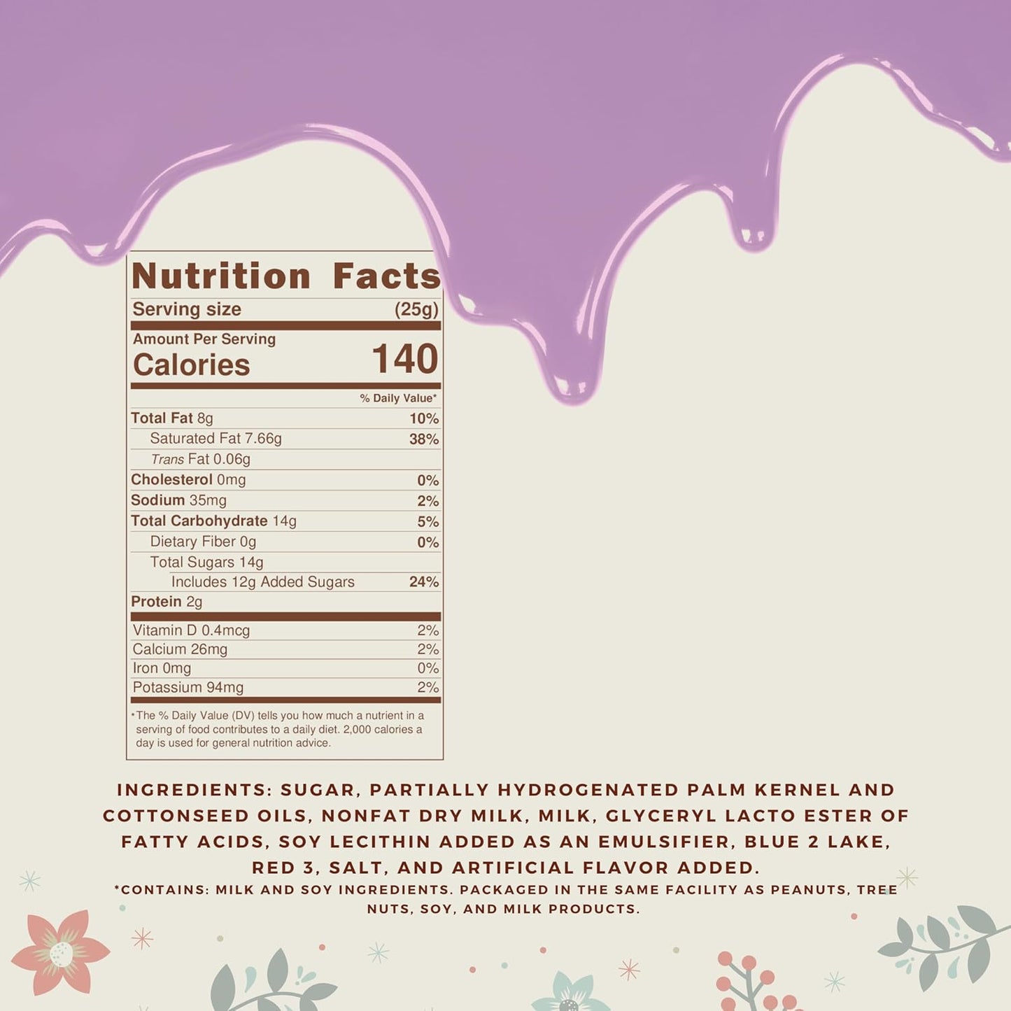 KIDU Orchid Chocolate Melting Wafers 16 Ounces Bulk Perfect For Dipping, Deserts, Baking And More - 1 Pound