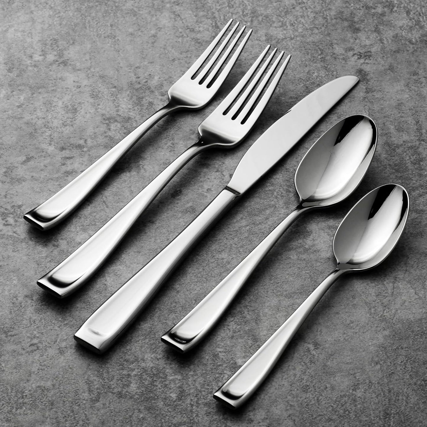 Oneida Moda Dinner Forks, Set of 4,Silver,Dinner Forks, Set of 4