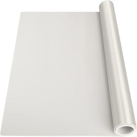 Silicone Mats for Kitchen Counter, Nonslip Silicone Mats for Crafts Countertop Protector Heat Resistant Mat (78.7” x 15.7”, Beige)