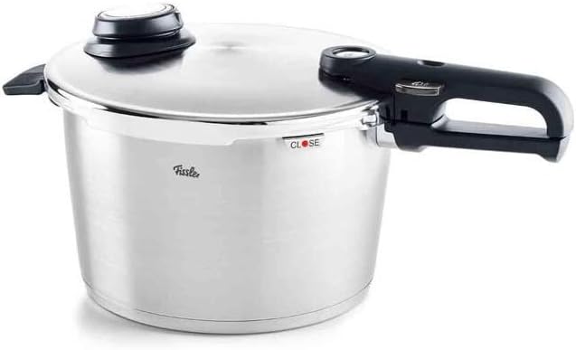 Fissler Vitavit Premium Pressure Cooker with Steamer Insert, 8.5 Quart