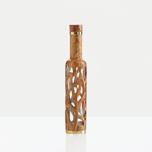 Olive wood bottle - Roots Design - 250ml