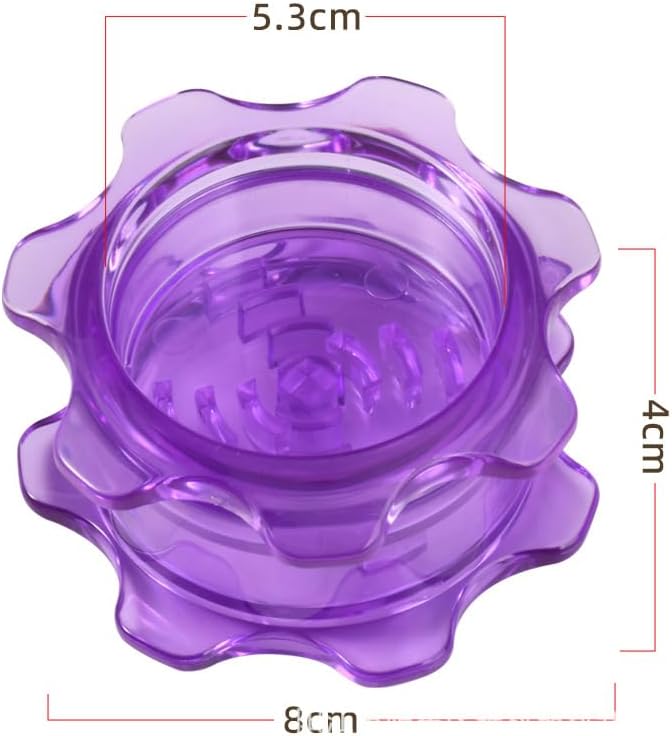 2025 New Garlic Twister,Garlic Press,Garlic Peeler,Ginger Grater,Mini Garlic Mincer (Purple)