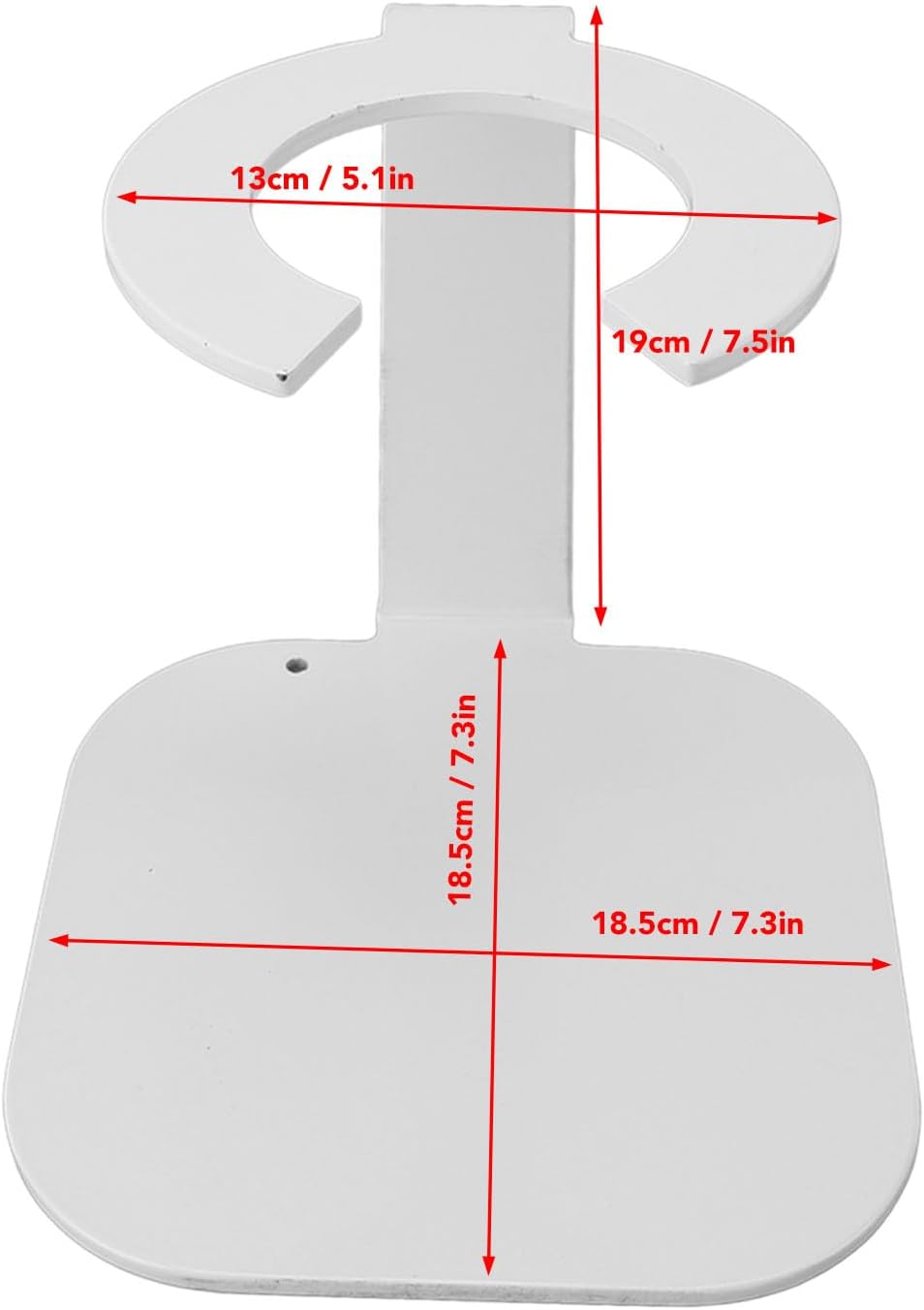 Coffee Dripper Stand Iron Pour Over Filter Holder Space Saving Maker Station for Bar Equipment (White)