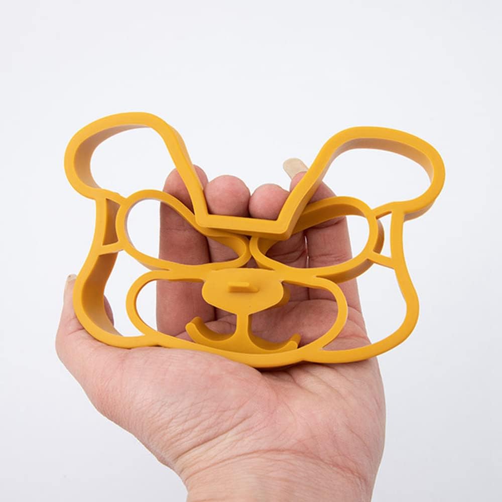 Breakfast Omelette Mold Silicone Egg Pancake Ring Shaper Cooking Tool DIY Kitchen Accessories Gadget Egg Fired Mould (Puppy Head)