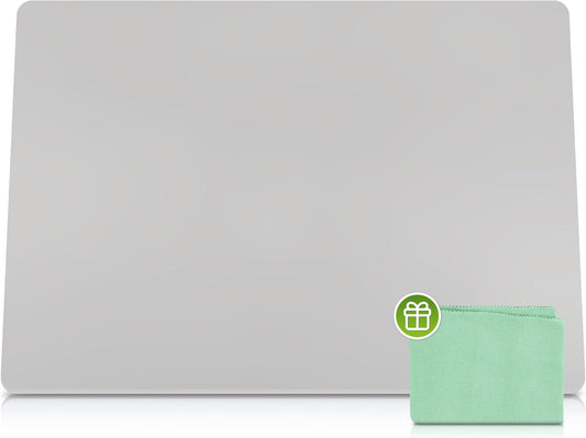 Premium Silicone Mat 25" x 17" Cooking Mat Thick Heat Resistant, Kitchen Counter Mat - Coffee Machine, Glass Top Stove Cover Countertop Protector for Air Fryer, Baking mat (Semi-Translucent)