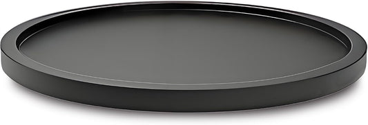 10" Black Bamboo Lazy Susan Organizer Kitchen Turntable for Cabinet Pantry Table Organization