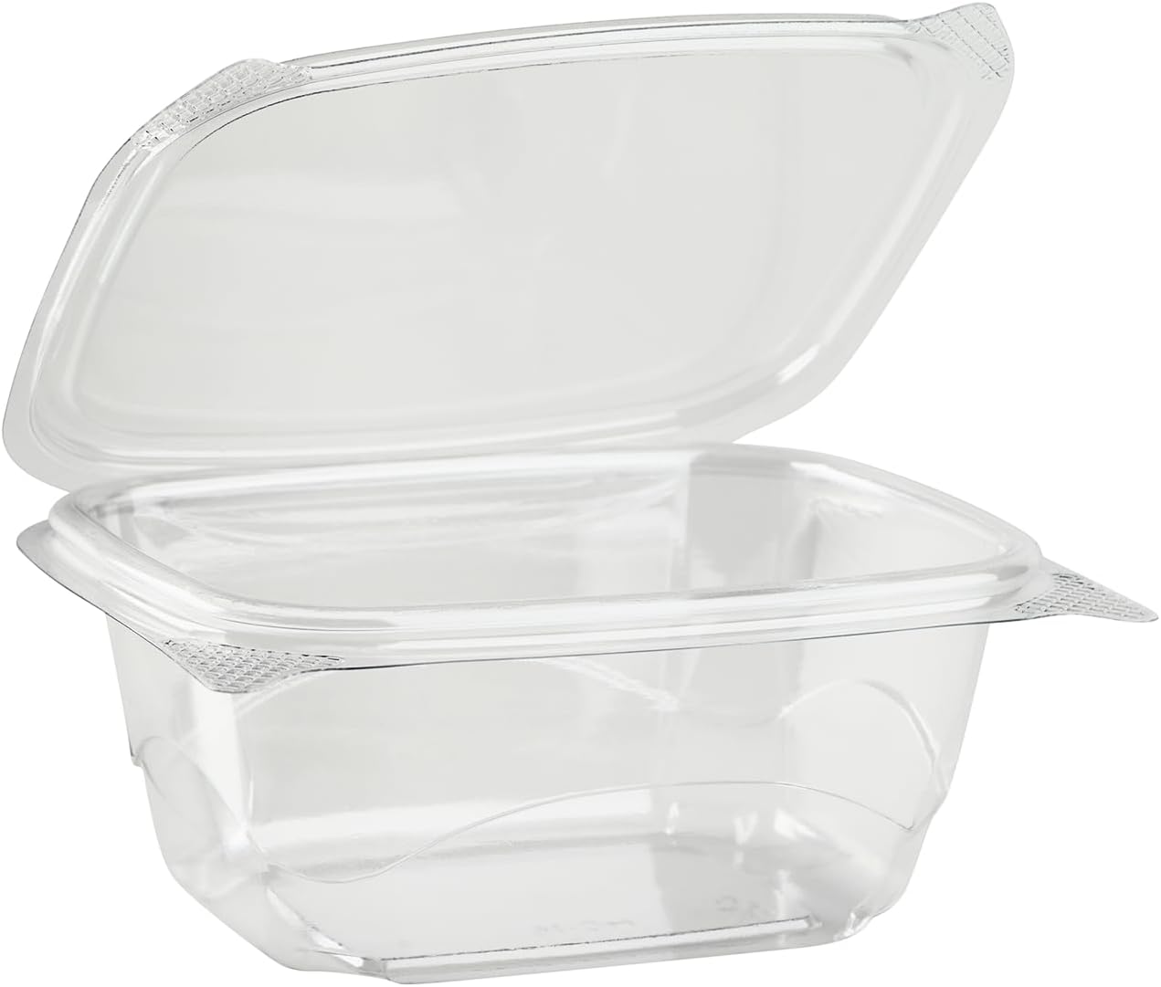 Karat PET Hinged Deli Containers with Lids - Perfect for Pasta Salads, Fruit, Deli Sides, and Home Meal Prep - Clear Plastic Food Containers, Take Out Containers (16oz)