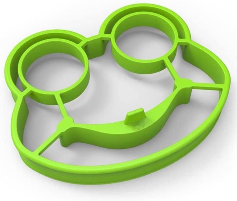 Breakfast Omelette Mold Silicone Egg Pancake Ring Shaper Cooking Tool DIY Kitchen Accessories Gadget Egg Fired Mould (Frog)