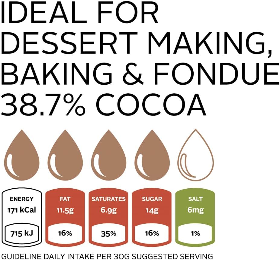 Sephra Fountain-ready Belgian Milk Chocolate 2lb Bag - Ideal for Melting