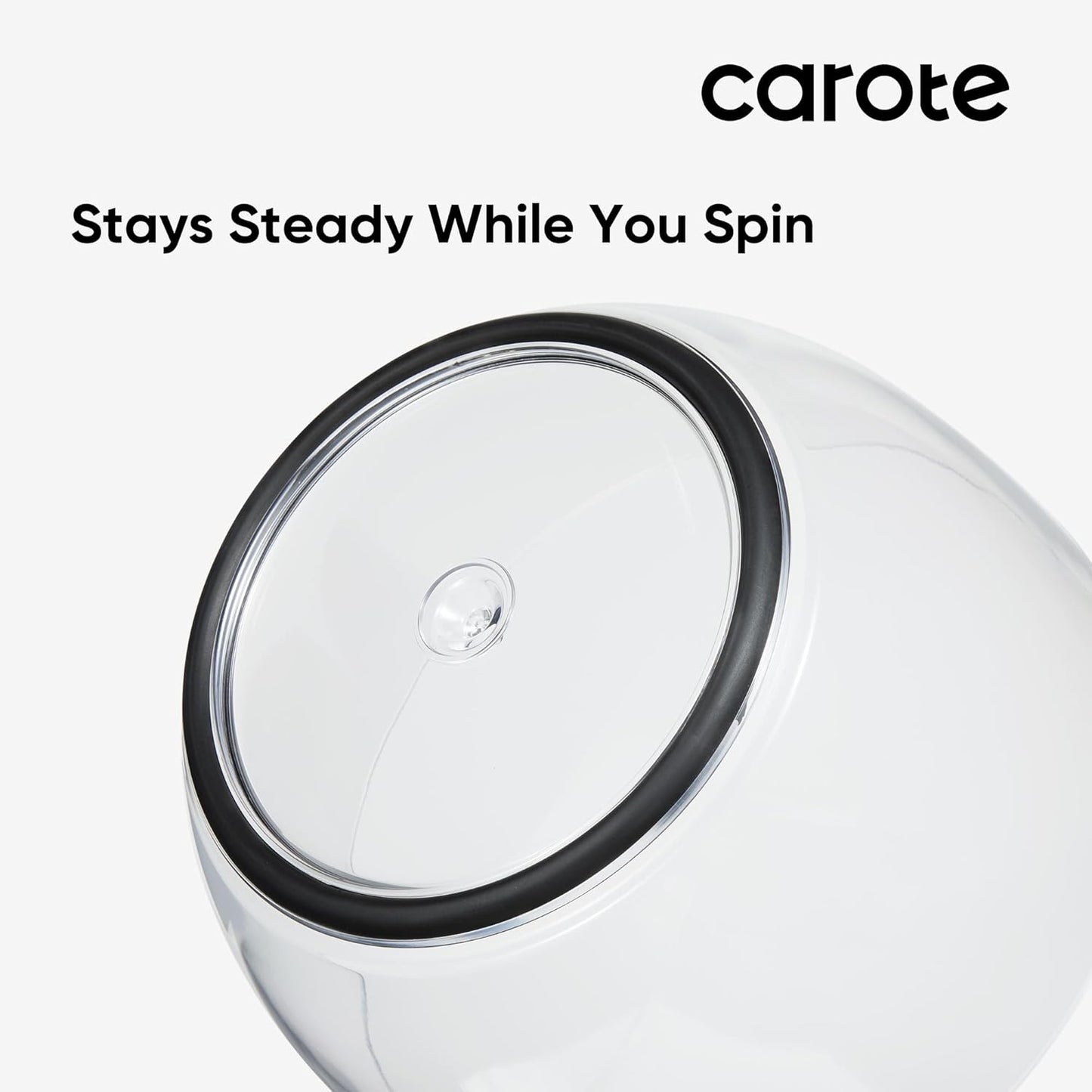 CAROTE 3.8 Qt Salad Spinner Small Lettuce Spinner Vegetable Fruit Washer, Vegetable Cleaner Salad Cleaner Lettuce Washer, Non-Slip Base, BPA-Free