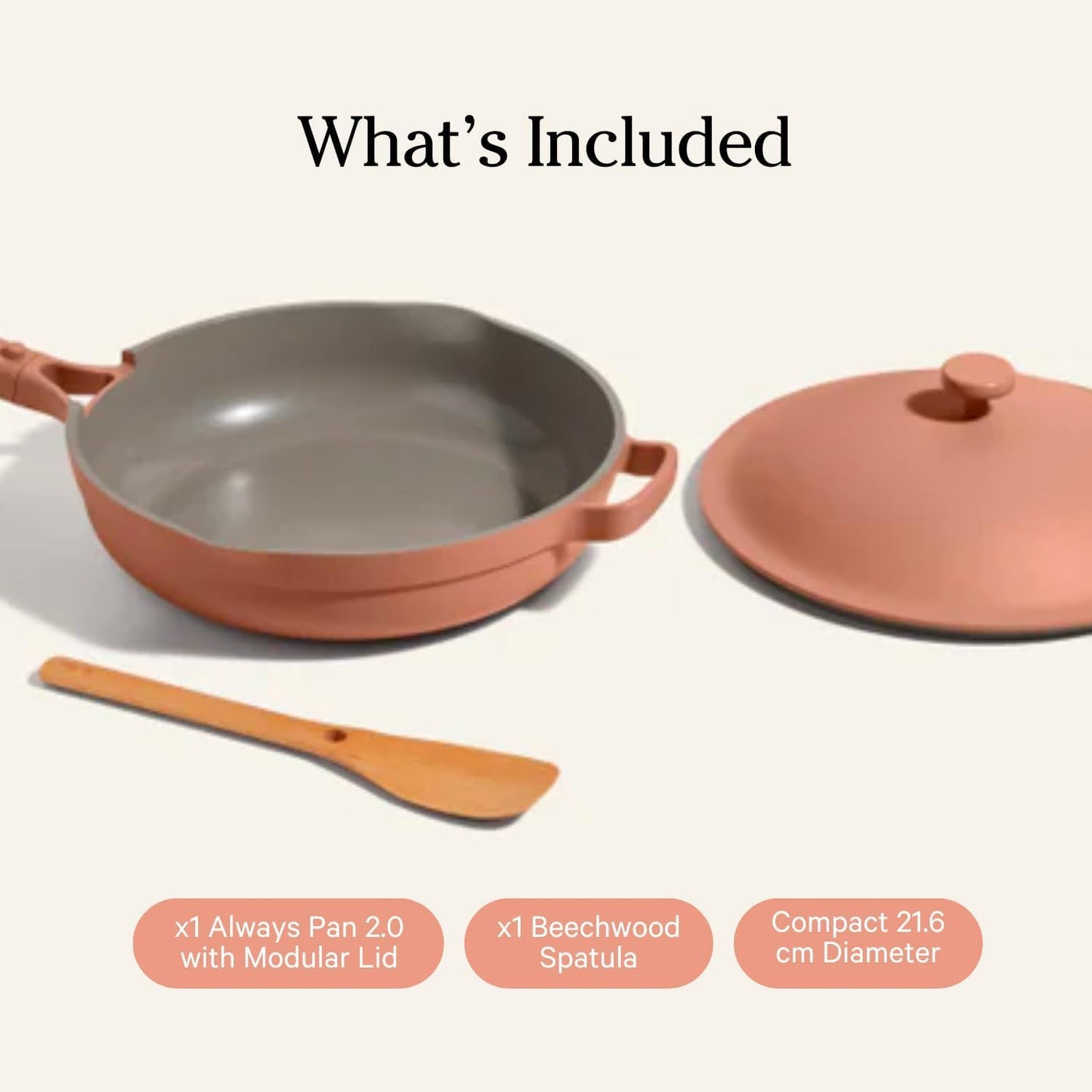 Our Place Mini Always Pan 2.0-8.5” (1.2 Qt) Nonstick, Toxin-Free Ceramic Cookware | Patented 10-in-1 Aluminum Frying & Sauté Pan | Safe for Oven, Induction & All Cooktops up to 450°F | Spice