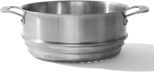 Made In Cookware - 10" Stainless Steel Steamer Insert - Pot Strainer - 8 Quart Compatible