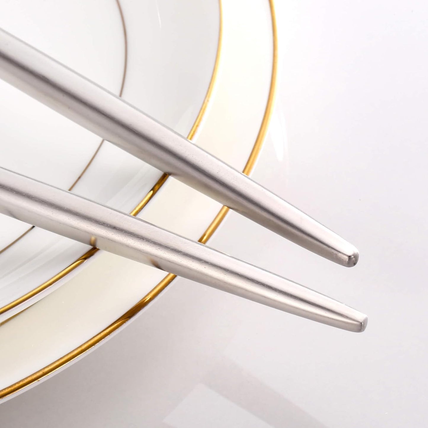 Salad Serving Utensils,Serving Spoons Stainless Steel,2Pcs Long Handle Salad Servers 11.42 Inch,Salad Utensils for Serving,Matte Finish,Dishwasher Safe