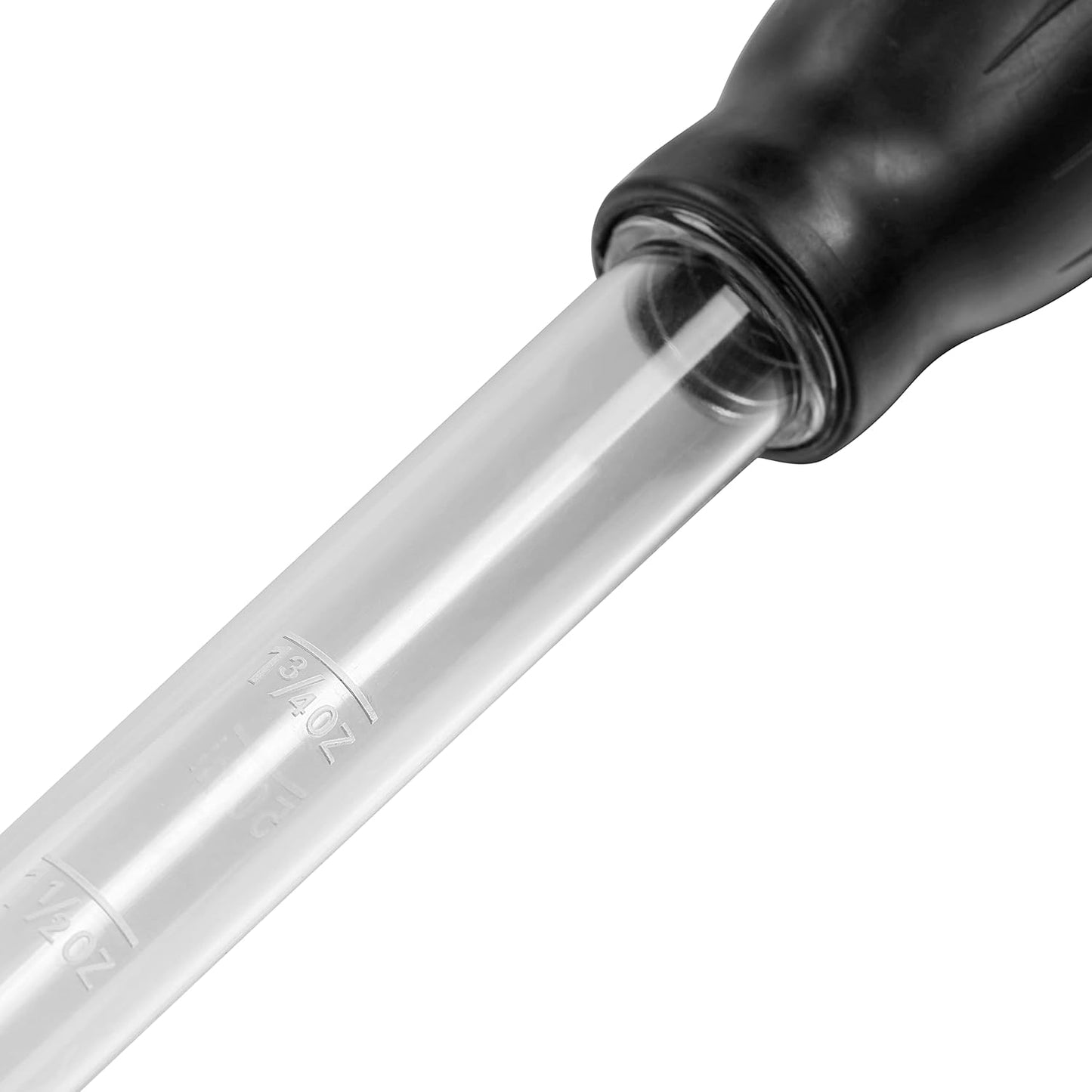 18.7in Long Turkey Baster for Aquarium, 50ml Long Pipette for Fish Tank Coral Food Feeder Syringe Aquarium Water Changer Siphon for Marine Fish Reef Aquatic Plant Spider, Black