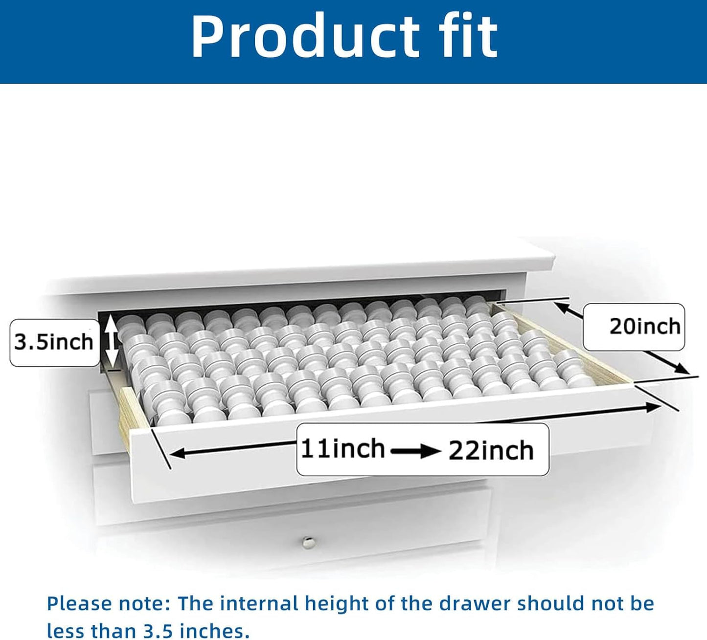 Spice Drawer Organizer, 4 Tier - 8 Pack Black Acrylic Drawer Seasoning Organizer, Expandable from 11'' to 22'', Premium Kitchen Spice Rack Organizers and Storage for Drawer