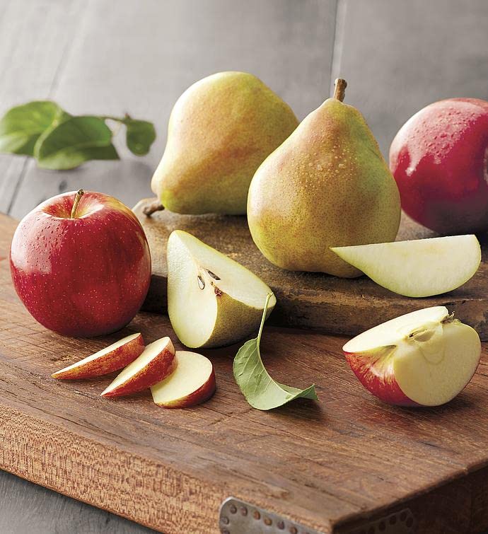 Harry & David Pears And Apples, Royal Riviera Pears, Gift Basket With Fruit, Fall Fruit Basket, Healthy Gift Basket