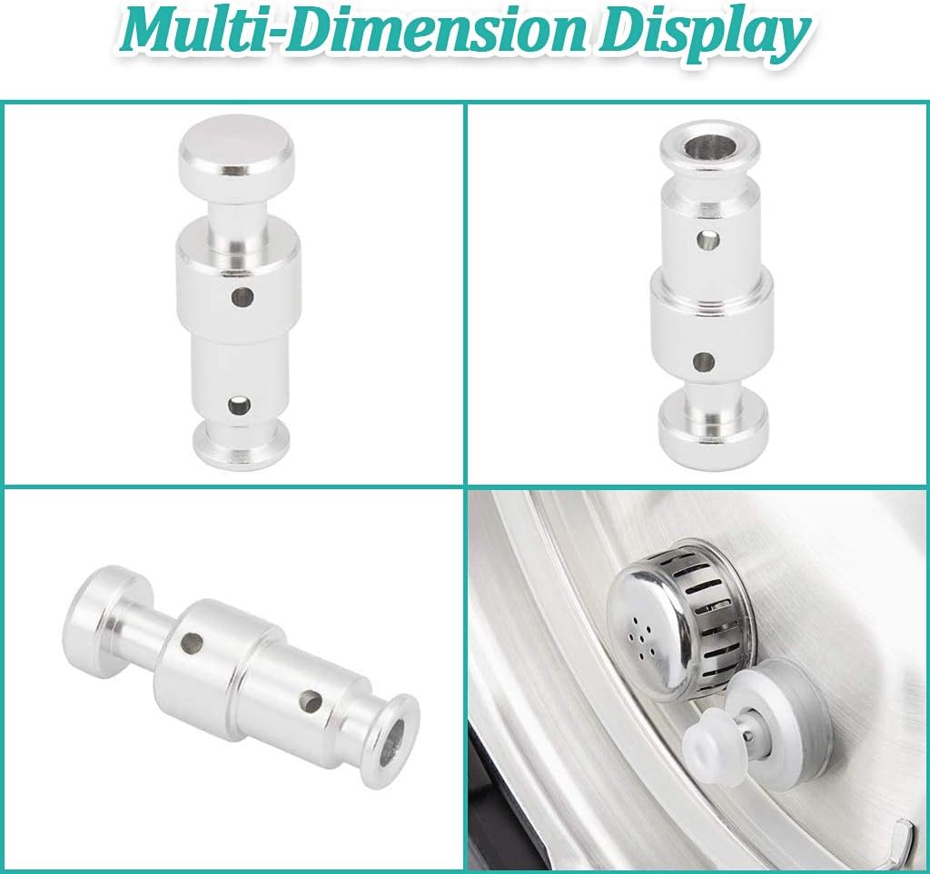 2 Pack Float Valve for Instant Pot with 8 Silicone Caps for Instant Pot Duo 3, 5, 6 QT, Duo Plus 3, 6 QT, Ultra 3, 6, 8 QT Replacement Float Valve by ZYLONE