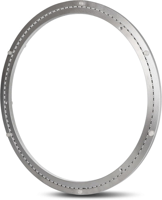18 Inch Lazy Susan Heavy-Duty Aluminium Alloy Rotating Bearing Lazy Susan Hardware- Mute Bearing Turntable Ring Hardware for Dining and DIY Furniture (Capacity up to 550lb)