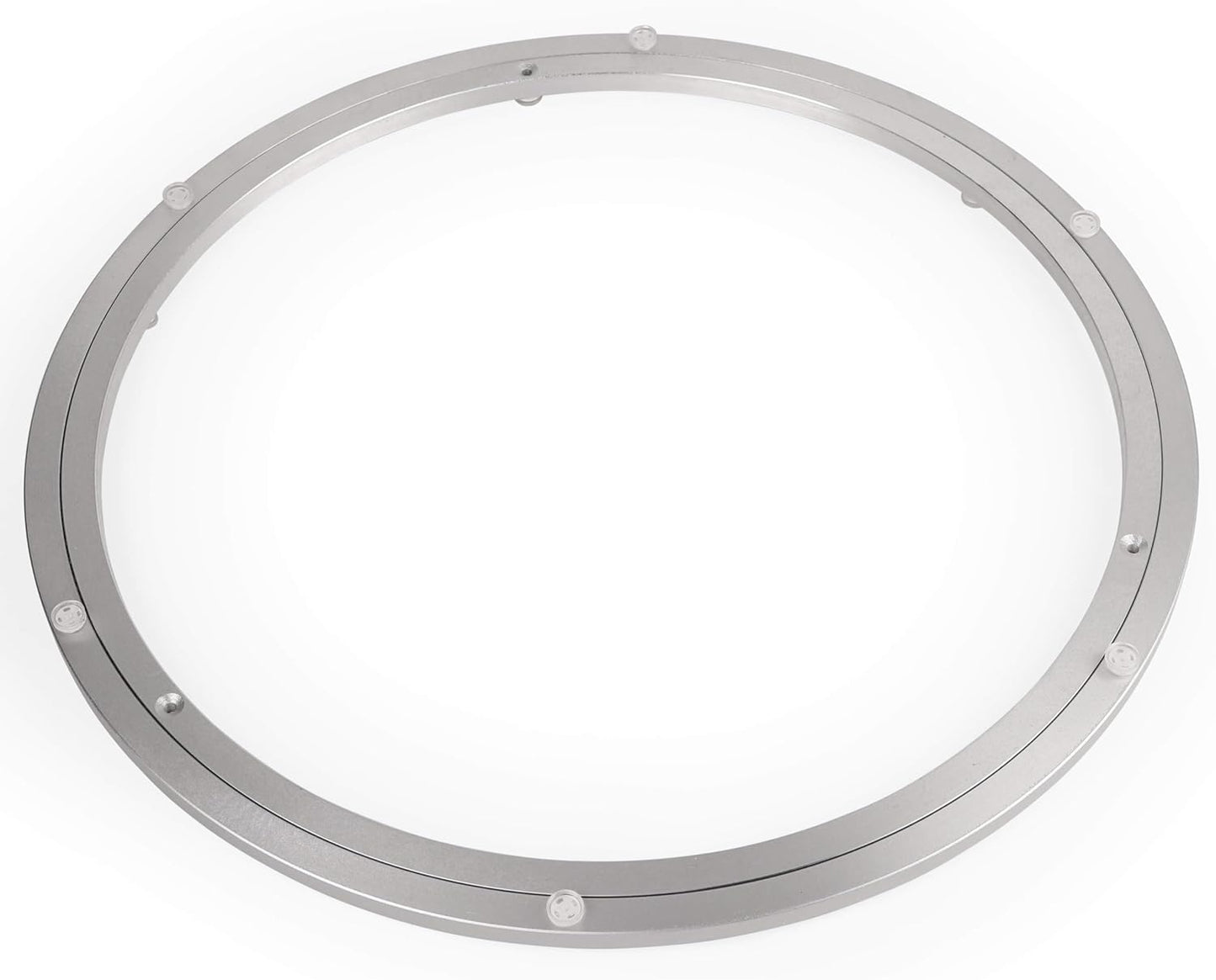 20 Inch Lazy Susan Aluminum Alloy Rotating Turntable Bearing, Non - Slip Metal Bearing Swivel Plate Hardware for Dining and Workbench,440 Pounds Capacity