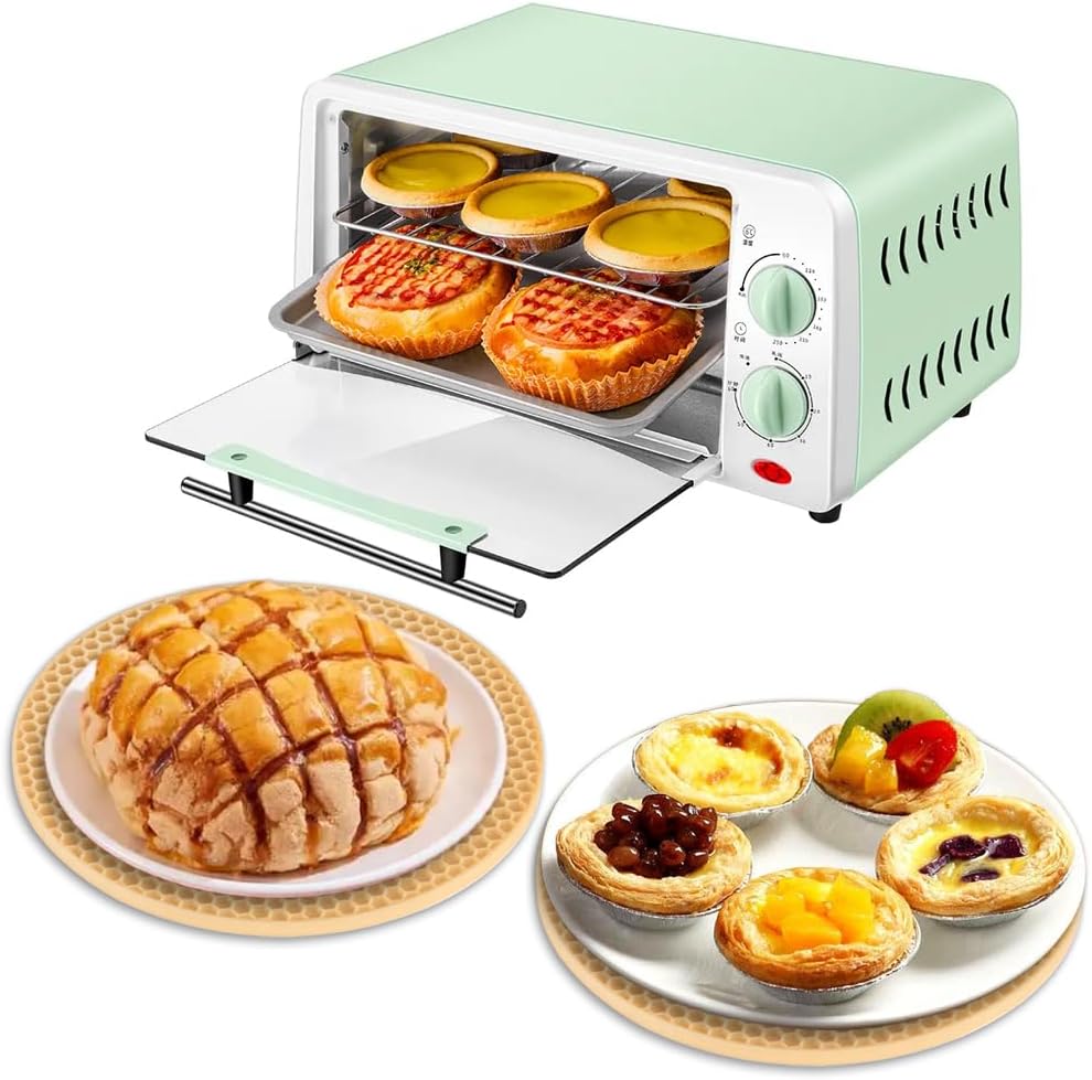 homEdge Silicone Trivets Mat, 6 Packs Multipurpose Non Slip Heat Resistant Pot Holder-Tan