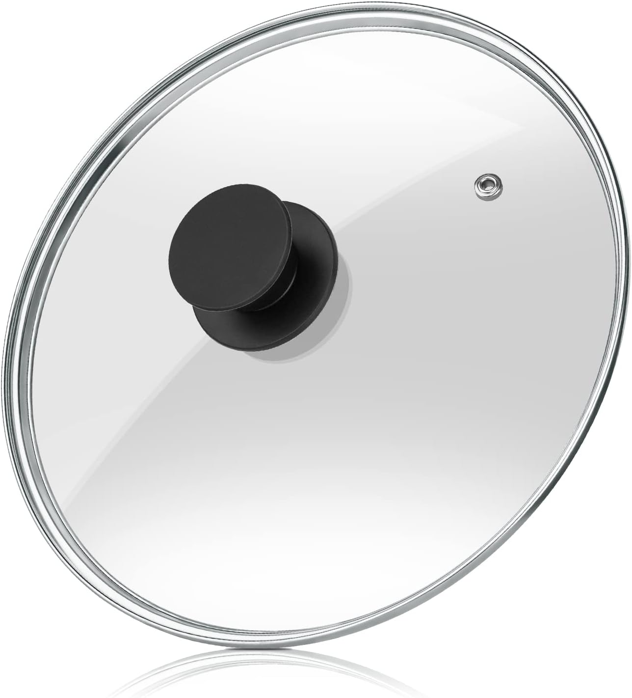 Wadaza Pan Lid 11 Inch - Tempered Glass Pot Lid - Oven Safe Replacement Glass Lid for Frying Pan Wok Pot Skillet