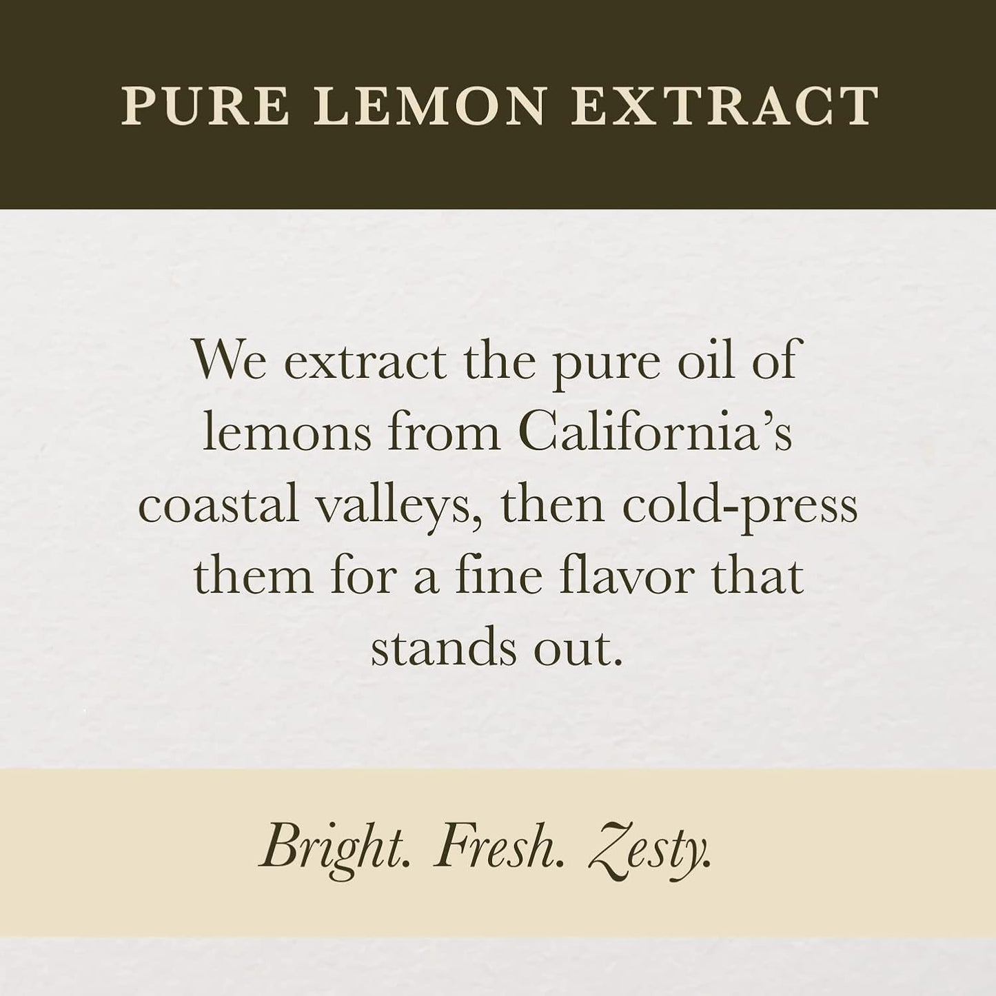 Cook's Pure Lemon Extract, Premium Quality, Cold Pressed Lemon, Sugar Free, Gluten Free, Allergen Free,16 oz