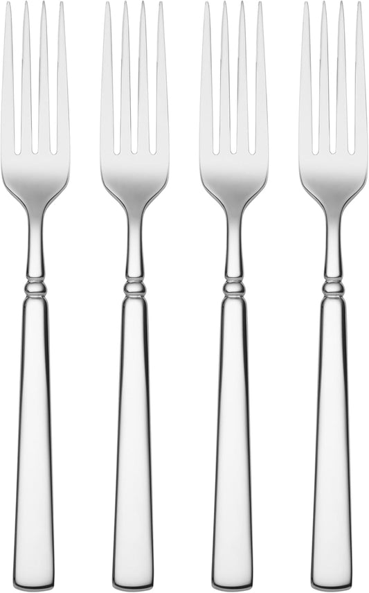 Oneida 2267004G Easton Fine Flatware Dinner Forks, Set Of 4