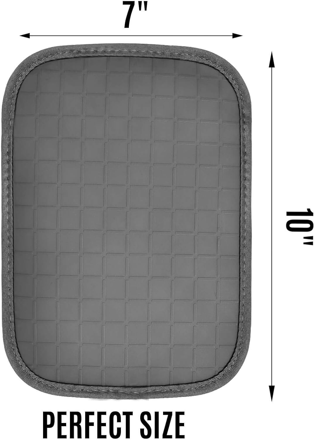 HOMWE Silicone Kitchen Pot Holders with Pockets, 2 Pc Set Trivet, Steam and Heat Resistant Hand and Countertop Protection Hot Pads, Non-Slip Grip potholders, Terrycloth Interior Lining, Navy Blue