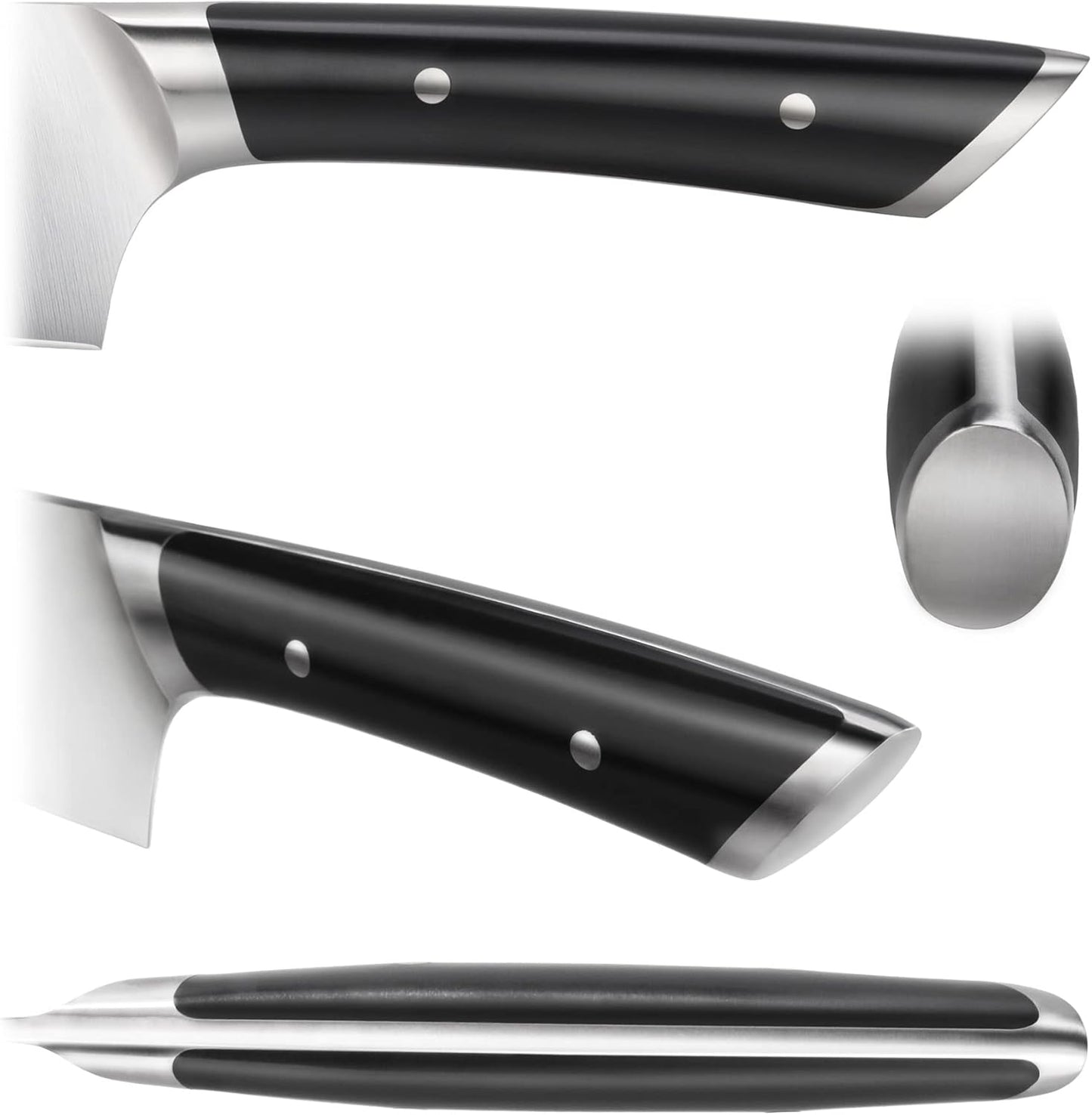 Cangshan HELENA Series German Steel Forged Knife Block Set (10-Piece, Black)