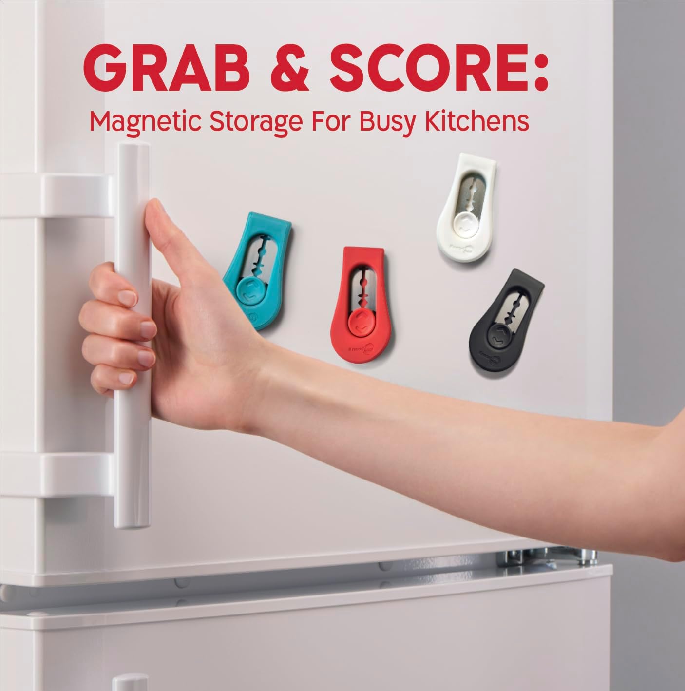 KneadAce Upgraded Magnetic Bread Lame, Professional Dough Scoring Tool with Extractable Blade, Sourdough Bread Tool for Baking, Includes Scoring Pattern Booklet & 5 Replaceable Razor Blades