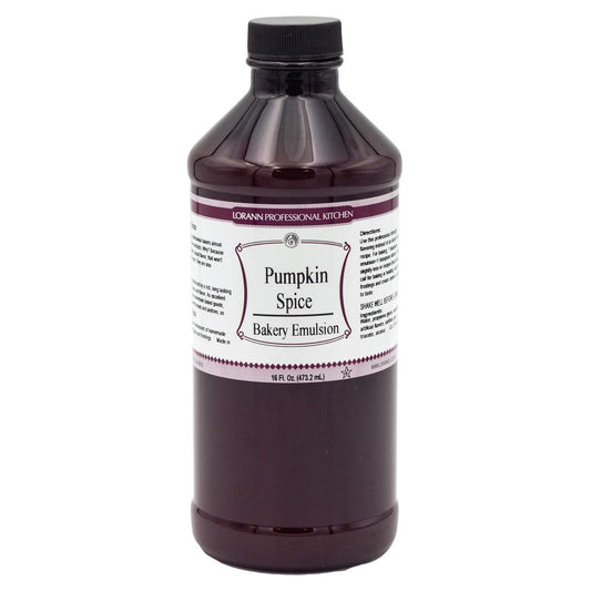 Lorann Oils Pumpkin Spice Bakery Emulsion: Genuine Pumpkin Spice Blend, Perfect for Boosting Fall Flavors in Cakes, Cookies & Desserts, Gluten-Free, Keto-Friendly, Pumpkin Spice Flavoring Essential