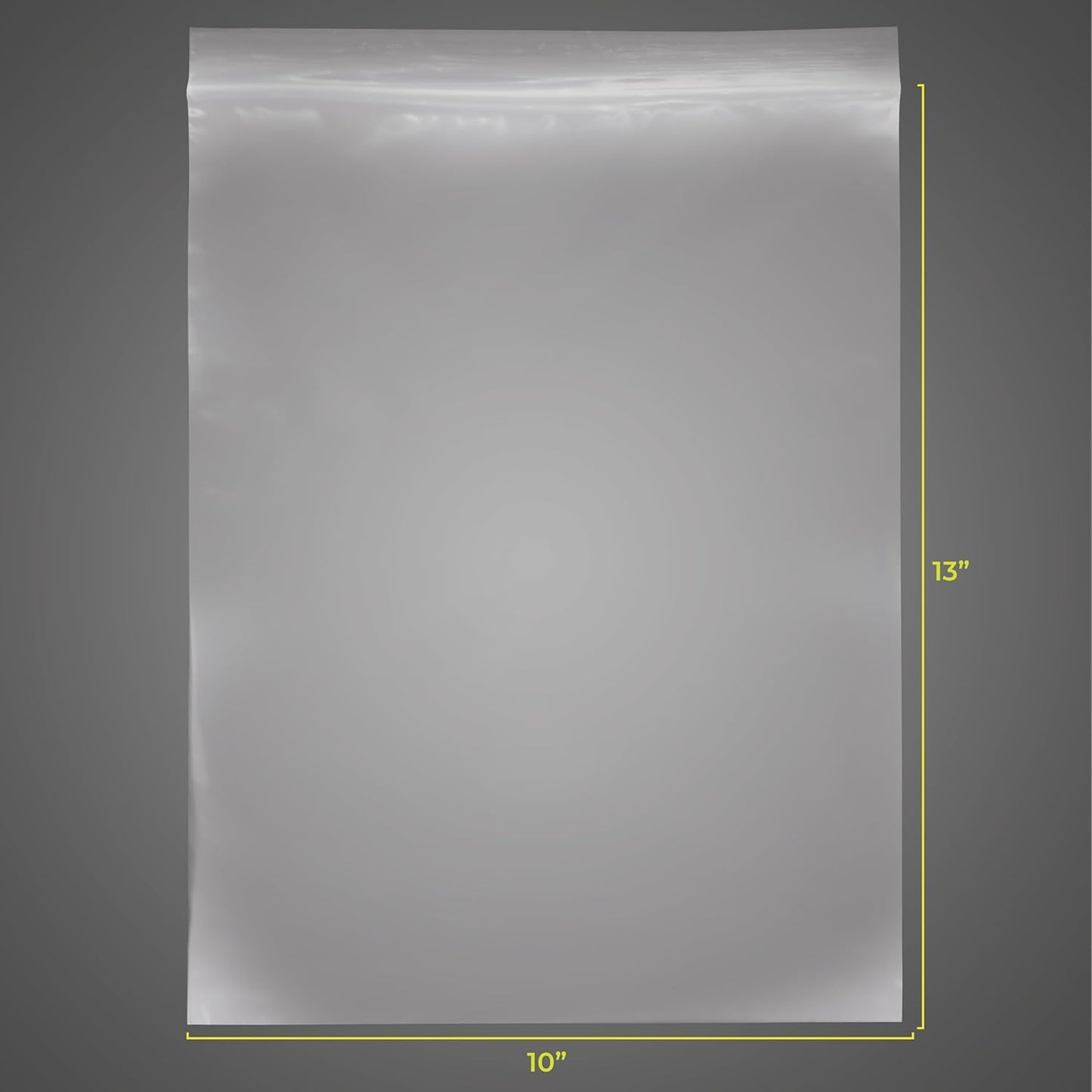 SNL | 10" X 13" - 2 MIL - 1,000 Bags | Large - Gallon | Strong | Zipper Lock Reclosable, Clear, Disposable, Plastic Bags, For Food and Storage