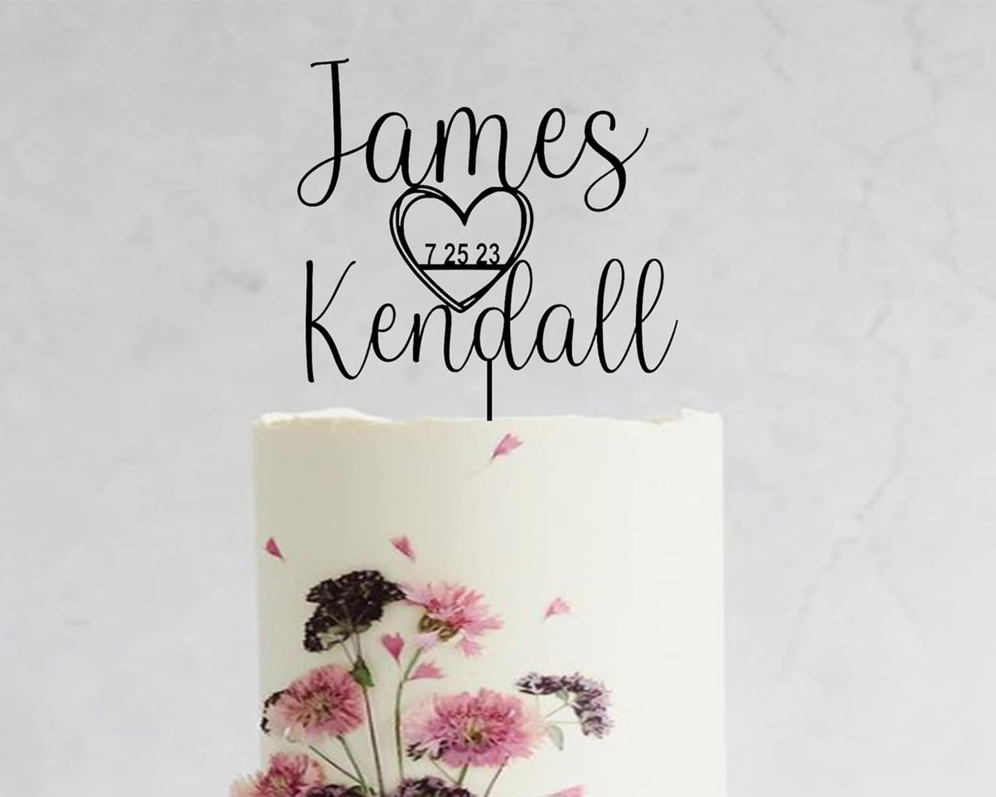 Wedding Cake Toppers, Wedding Cake Toppers Bride and Groom, Custom Cake Topper, Customize Your Own Anniversary Mr and Mrs Cake Topper