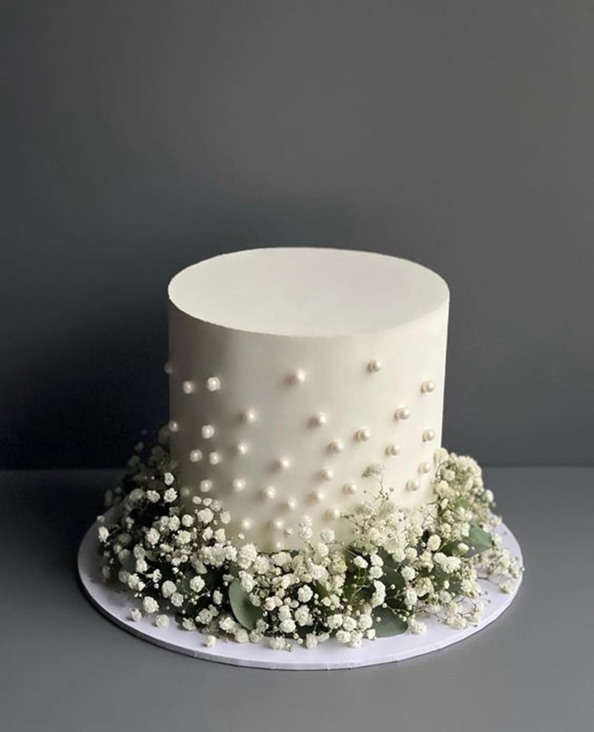 Edible White Pearl Sugar Sprinkles 4.23 oz, 10mm Candy Pearls Ideal for Baking, Cake and Cupcake Toppers, Cookie Decoration, Ice Cream Topping, Wedding Shower Valentines Halloween Christmas