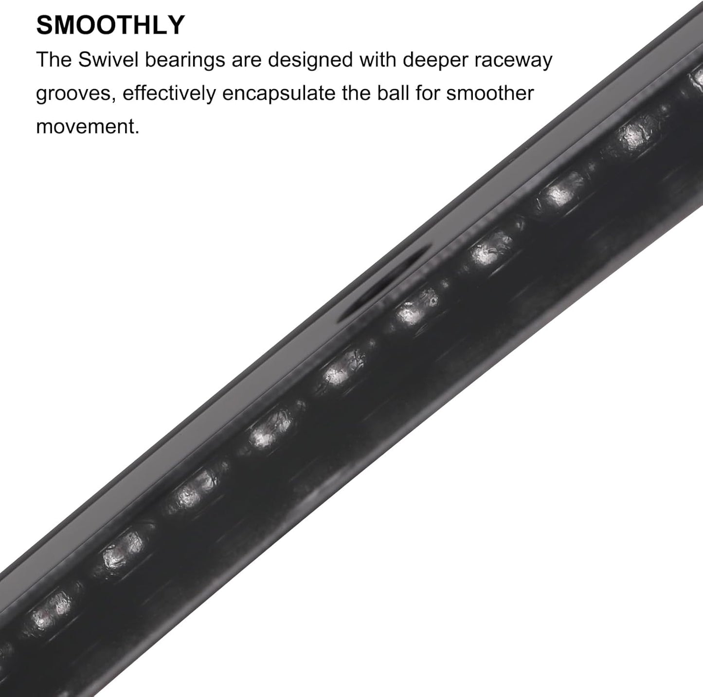 2Pack 5.5" Lazy Susan Hardware 5/16" Thick Round Rotating Bearing Plate, Black Swivel Plate Base 300lbs Capacity Lazy Susan Turntable Bearing Base for Rotating Table, Serving Tray, Kitchen