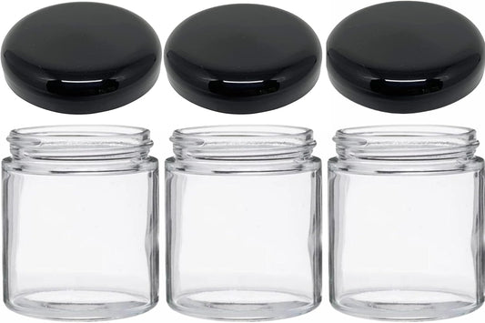 JARMING COLLECTIONS Mason Jars 16 oz Glass Extra Wide Mouth Pint Storage Jars with Lids - BPA Free Plastic Storage Lids - Made in USA - Pint Glass Jars 16 oz with Lids, Ryan16BKX3