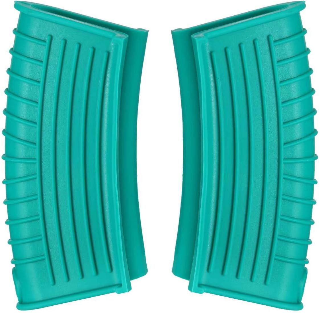 6 Pieces Silicone Hot Tool Holder Heat Resistant Potholder Cookware Handle Non Slip Rubber Pot Holders Handles Grip Covers for Cast Iron Skillet Silicone Cooking Kitchen Suits (Blue)