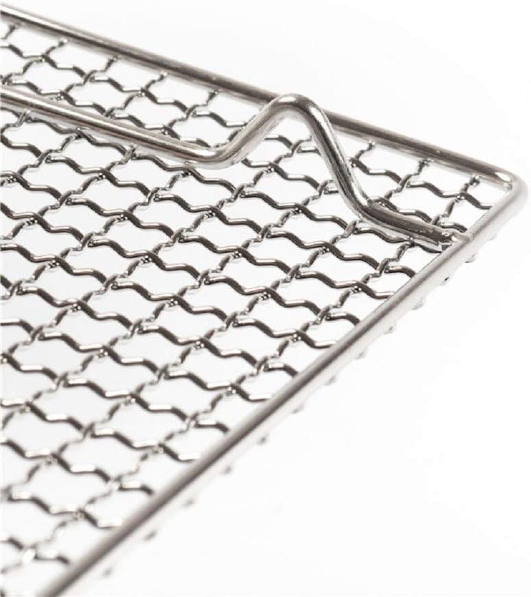 304 Stainless Steel Cooling Rack Versatile Baking Rack Heat Resistant Rust Proof Sturdy Grate 9"*4.9"