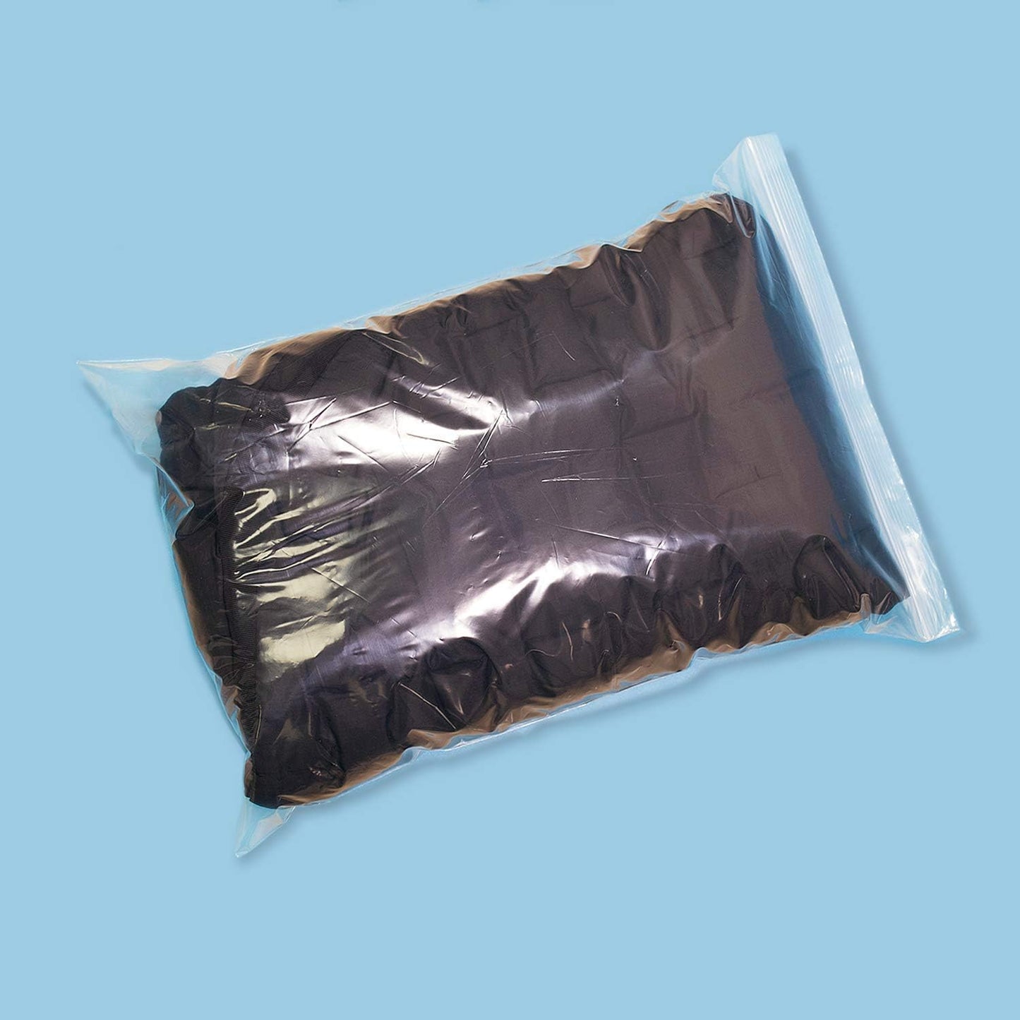 iMailer - 500 Count - 13" x 15" Clear Reclosable Zip Plastic Poly Bags - 2 Gallon Zip Bags for Clothing, T-Shirts, Pants