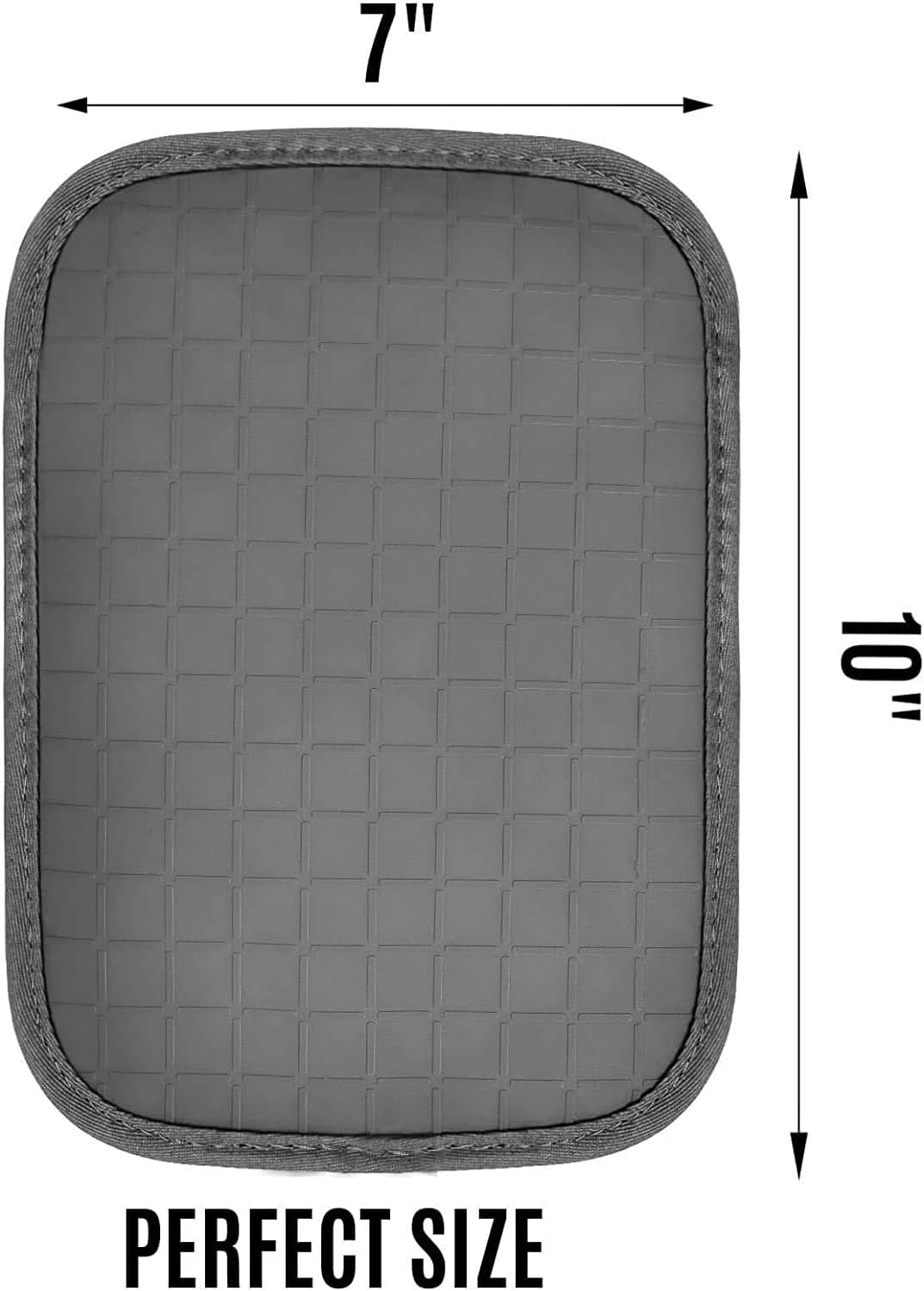 HOMWE Silicone Kitchen Pot Holders with Pockets, 2 Pc Set Trivets, Steam and Heat Resistant Hand and Countertop Protection Hot Pads, Non-Slip Grip, Terrycloth Interior Lining, Aqua Turquoise