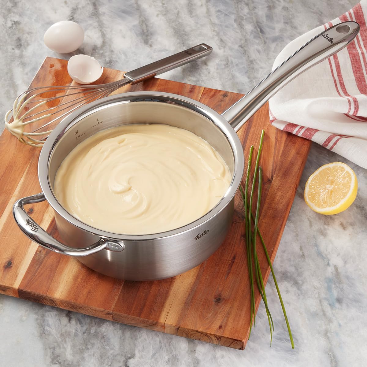 Fissler M5 Pro-Ply 5-ply Stainless Steel Saucepan, 3 Quart