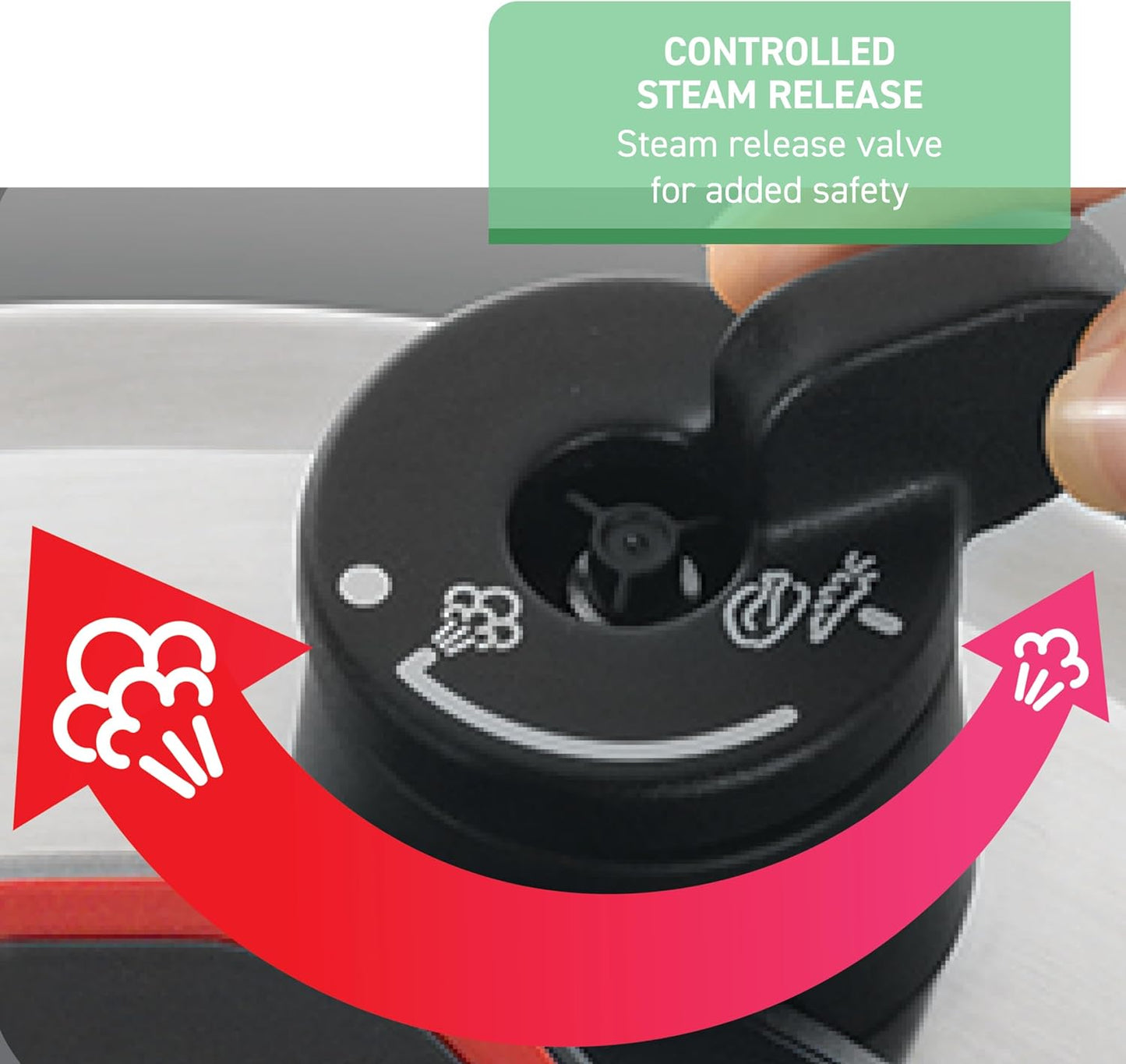 T-fal Clipso Stainless Steel Pressure Cooker 6.3 Quart, Induction, Secure locking System, One Hand System, Recipe Book Included, Cookware, Pots and Pans, Kitchen, Dishwasher Safe, Silver