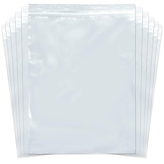 SNL Quality Zipper Lock Reclosable Clear Disposable Plastic Bags, Strong | 10" X 13" - 2 MIL - 100 Bags