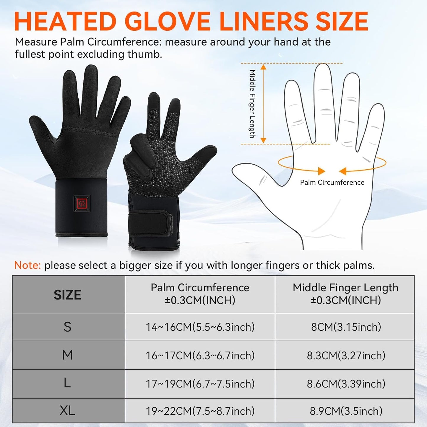 Heated Gloves for Men Women Rechargeable, Electric Heated Warm Winter Gloves for Motorcycle Skiing Bike Hunting Camping - Gloves for Cold Weather